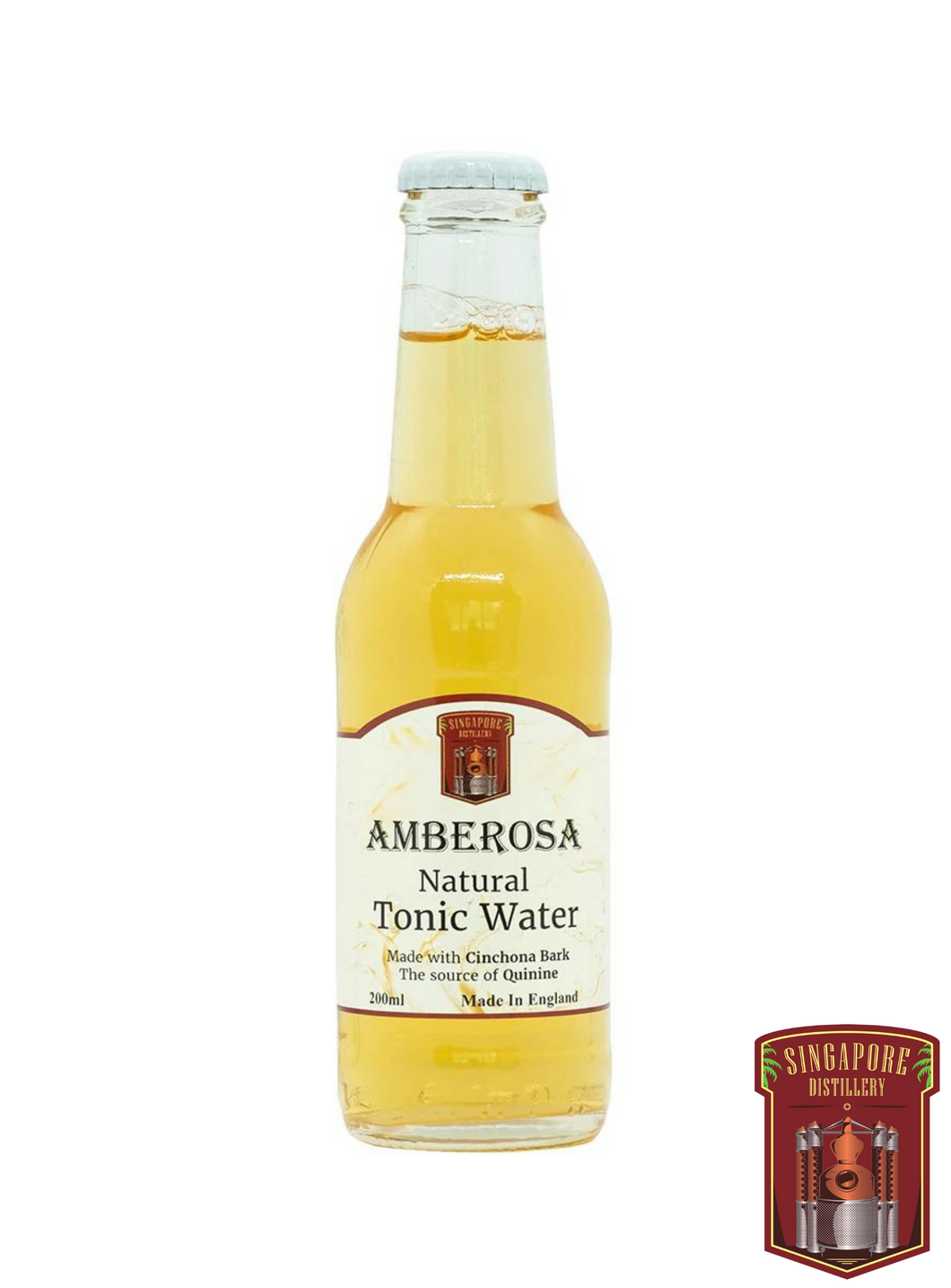 Singapore Distillery: Amberosa Natural Tonic Water - Pack of 4 (200ml)