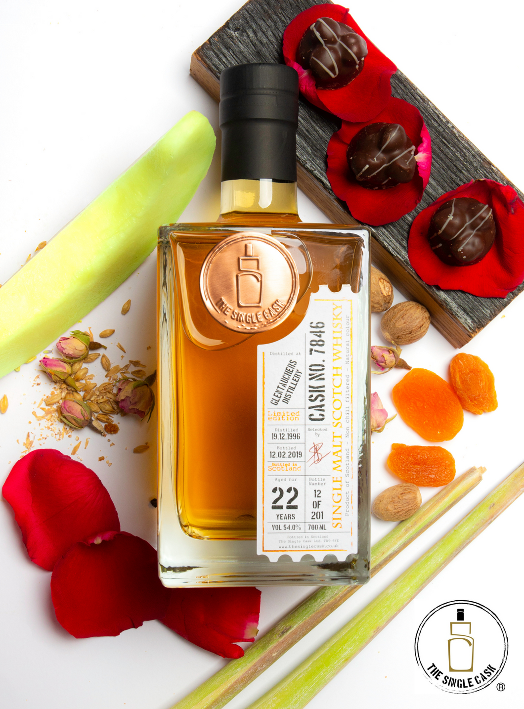 The Single Cask: Glentauchers 1996 22 Years Old (Cask 7846)